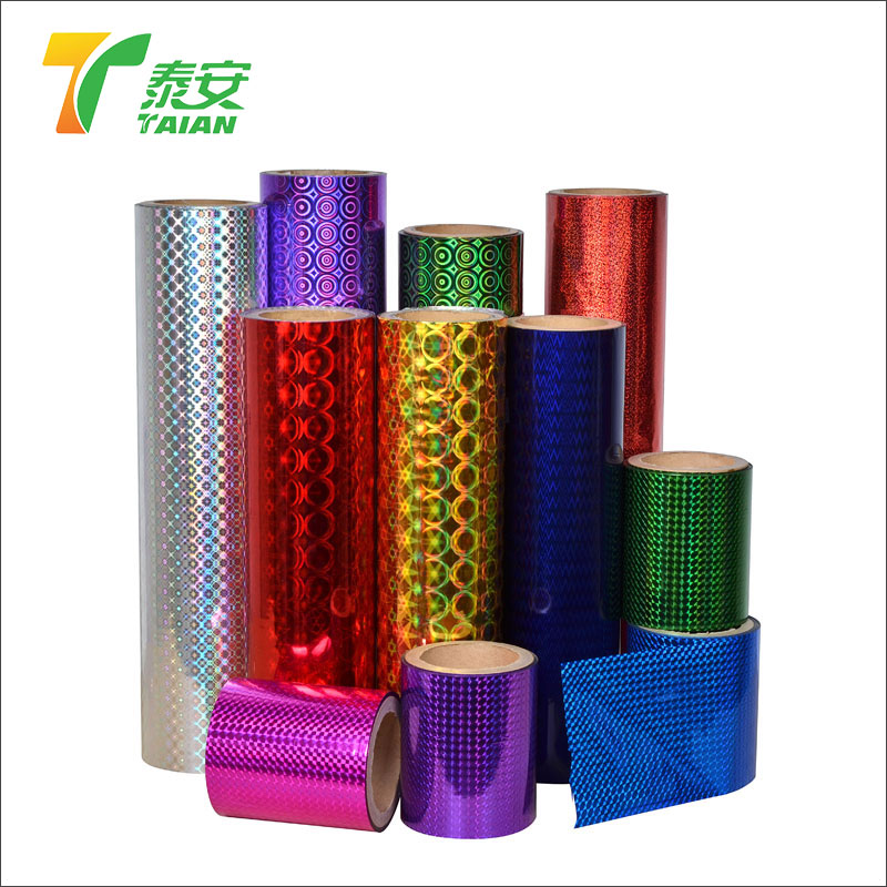 ສີ Holographic Thermal Lamination Film Roll